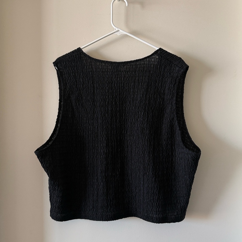 NWT H&M Textured Jersey Vest - Picture 10 of 10